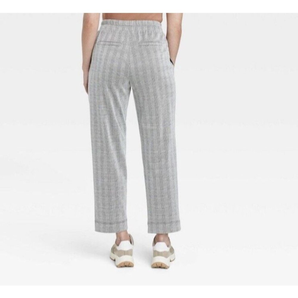 A New Day Womens High Rise Slim Straight Ankle Pull One Pants Comfy Stretchy - Picture 2 of 15